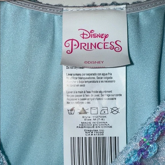Disney Cinderella Light Blue Princess Costume - Picture 5 of 5